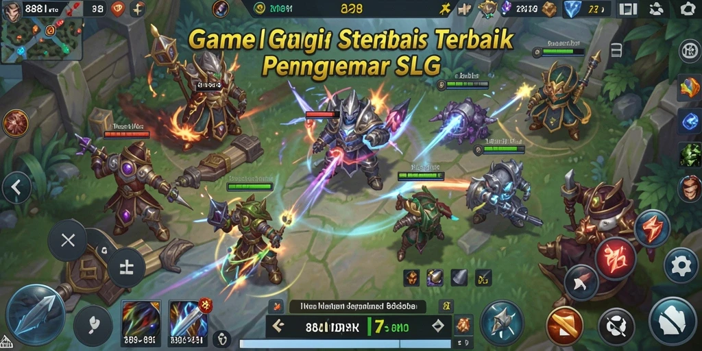 Tampilan gameplay seru dan strategi dalam 888IDR.