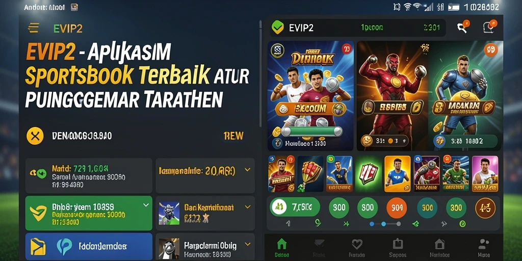 Tampilan gameplay EVIP2 yang menegangkan dan interaktif saat bertaruh.