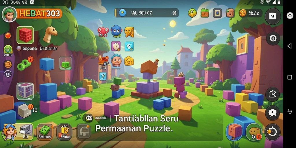 Tampilan gameplay HEBAT303 yang seru dan menantang.