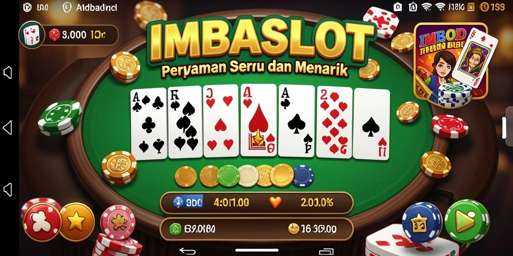 Tampilan menarik dari gameplay Domino di IMBASLOT.