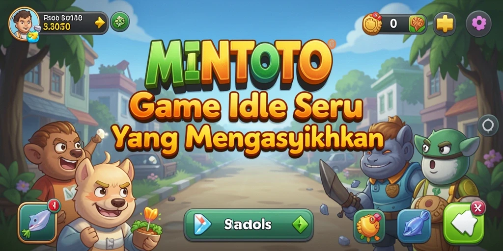 Screenshot MINTOTO menampilkan gameplay menarik dengan karakter yang aktif.