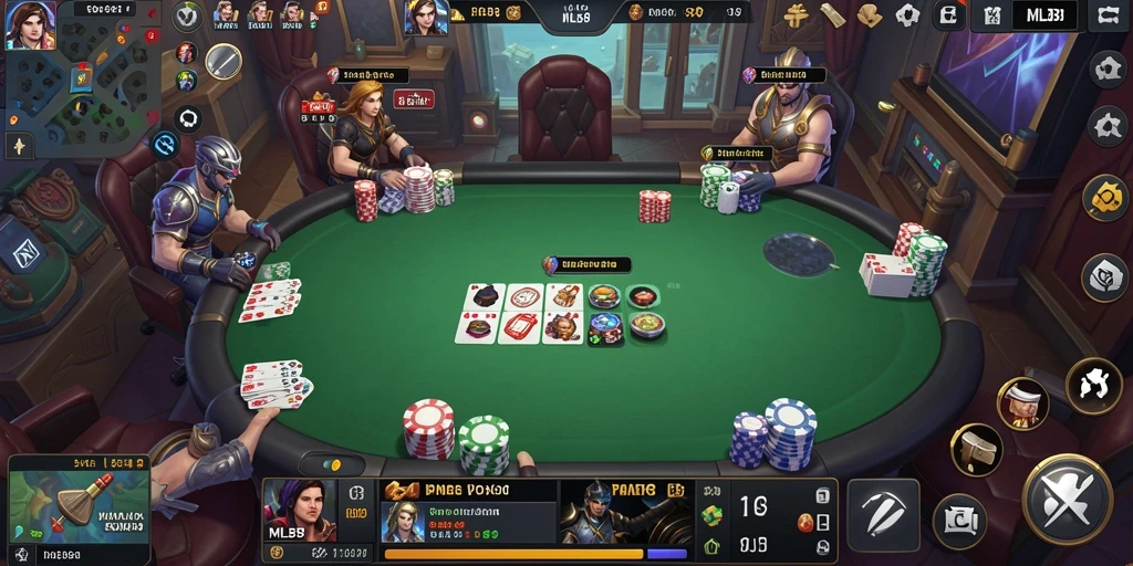 Gameplay Poker yang mengasyikkan dan menarik di MLBB8.