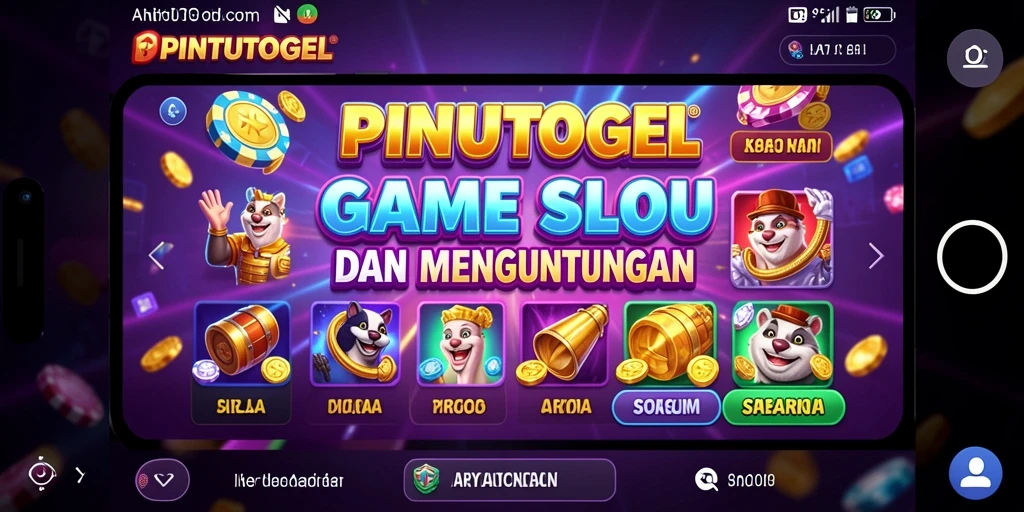 Screenshot PINTUTOGEL menampilkan gameplay Slot yang seru dan menarik.
