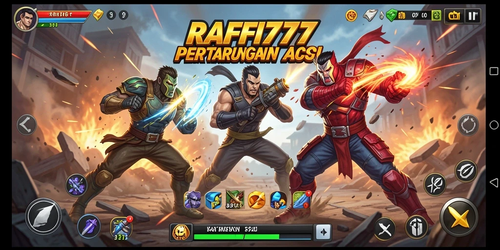 Tangkapan layar aksi seru di dalam RAFFI777 yang penuh tantangan.