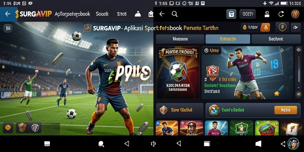 Tampilan utama SURGAVIP dengan fitur taruhan yang mudah digunakan.