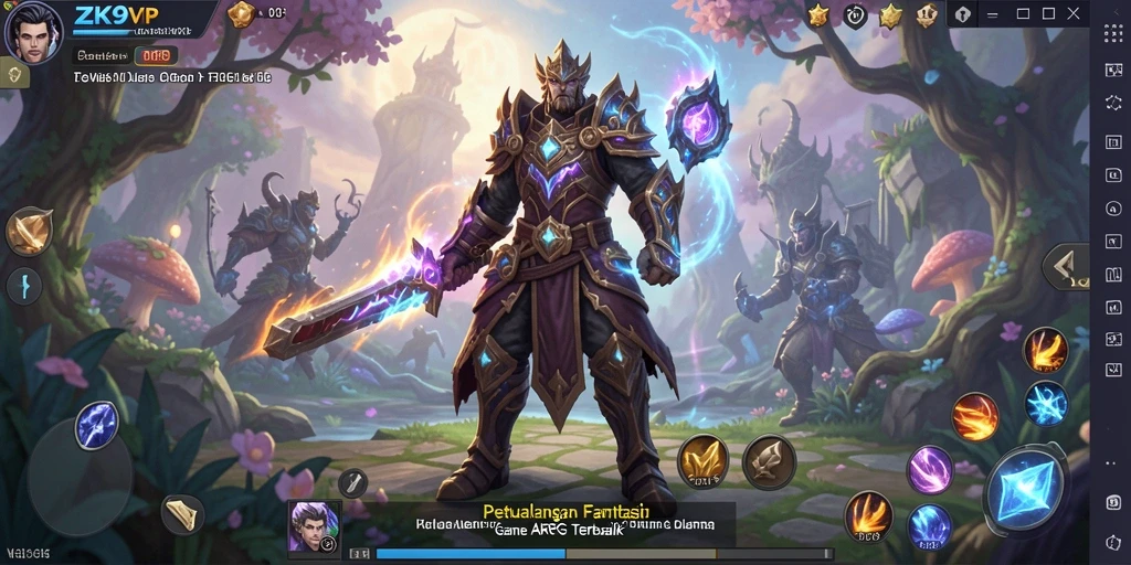 Tampilan gameplay ZK9VIP yang memukau dengan pertarungan seru.
